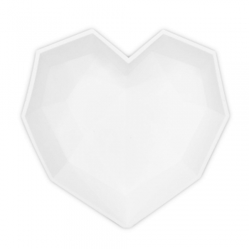 Silikonform - Geometrisches Herz 18cm